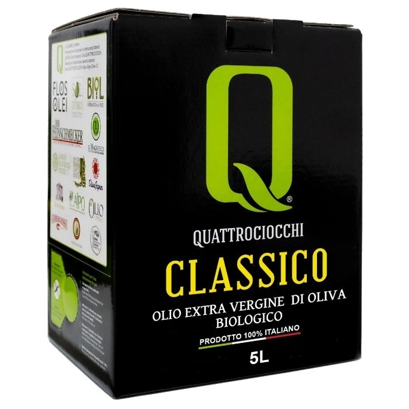 QuattrociocchiExtra Virgin Olive Oil Classico Organic Bag In Box 5l