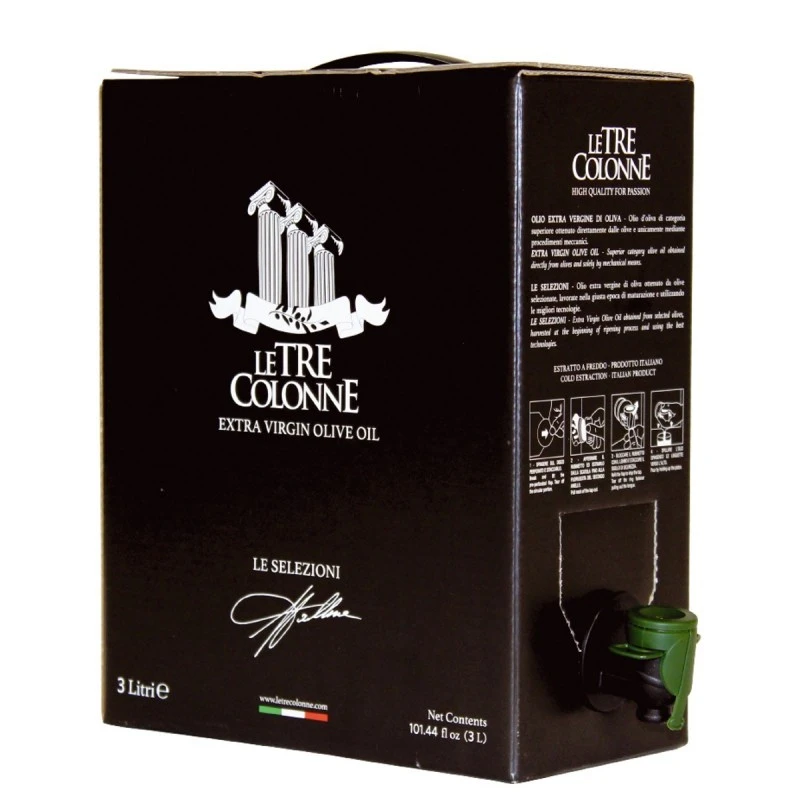 Le Tre ColonneExtra Virgin Olive Oil Coratina Bag In Box 3l