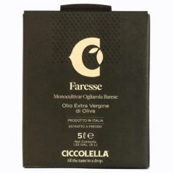 CiccolellaExtra Virgin Olive Oil Faresse Ogliarola Bag In Box 5l