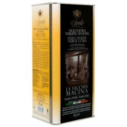 AgrolioExtra Virgin Olive Oil La Vecchia Macina Can 5l