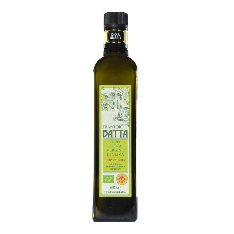 BattaExtra Virgin Olive Oil Organic DOP Umbria Colli Del Trasimeno 500ml