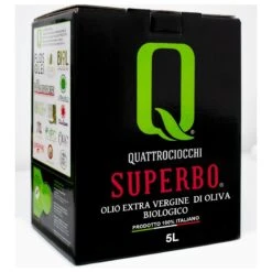 QuattrociocchiExtra Virgin Olive Oil Superbo Moraiolo Organic Bag In Box 5l
